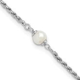Sterling Silver and Pearl Bracelet